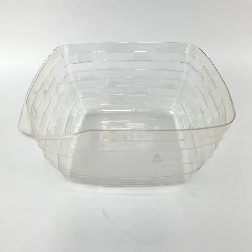 Peterboro Basket Co Napkin Basket with Stiff Swing Handle and Liner
